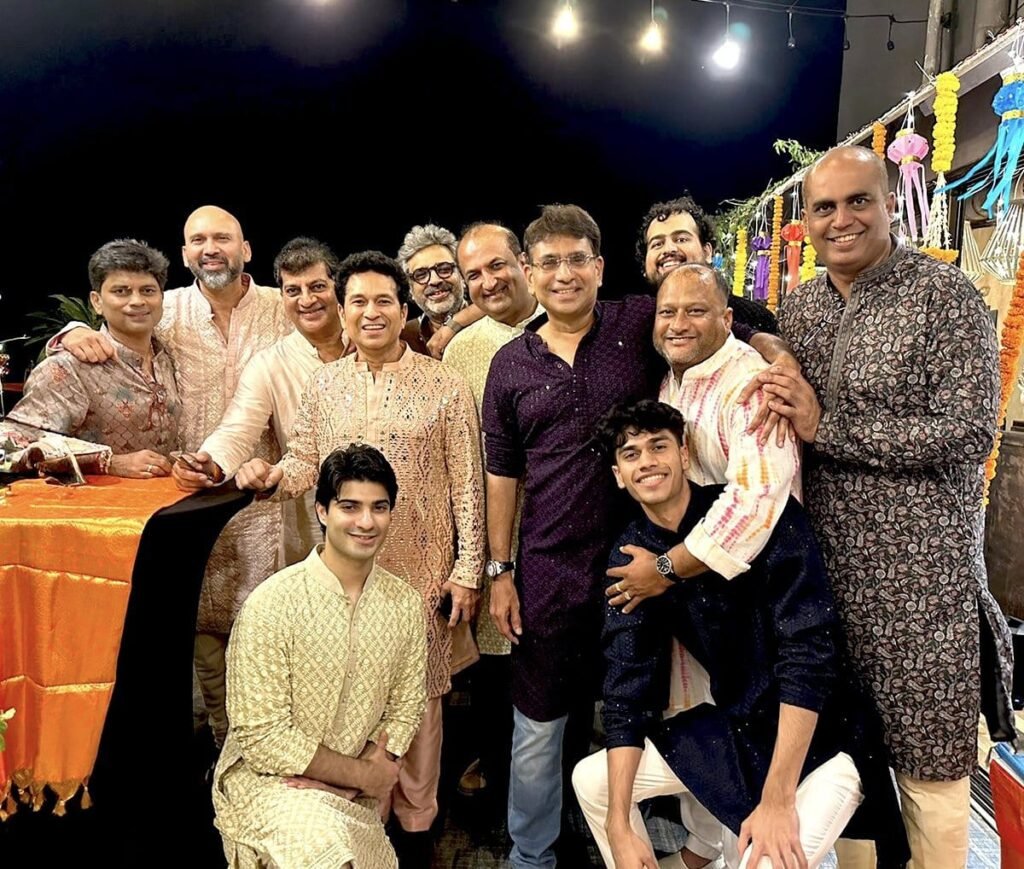 Indian Former Captain Sachin Tendulkar Celebrating Diwali With Friends & Family , See Pictures