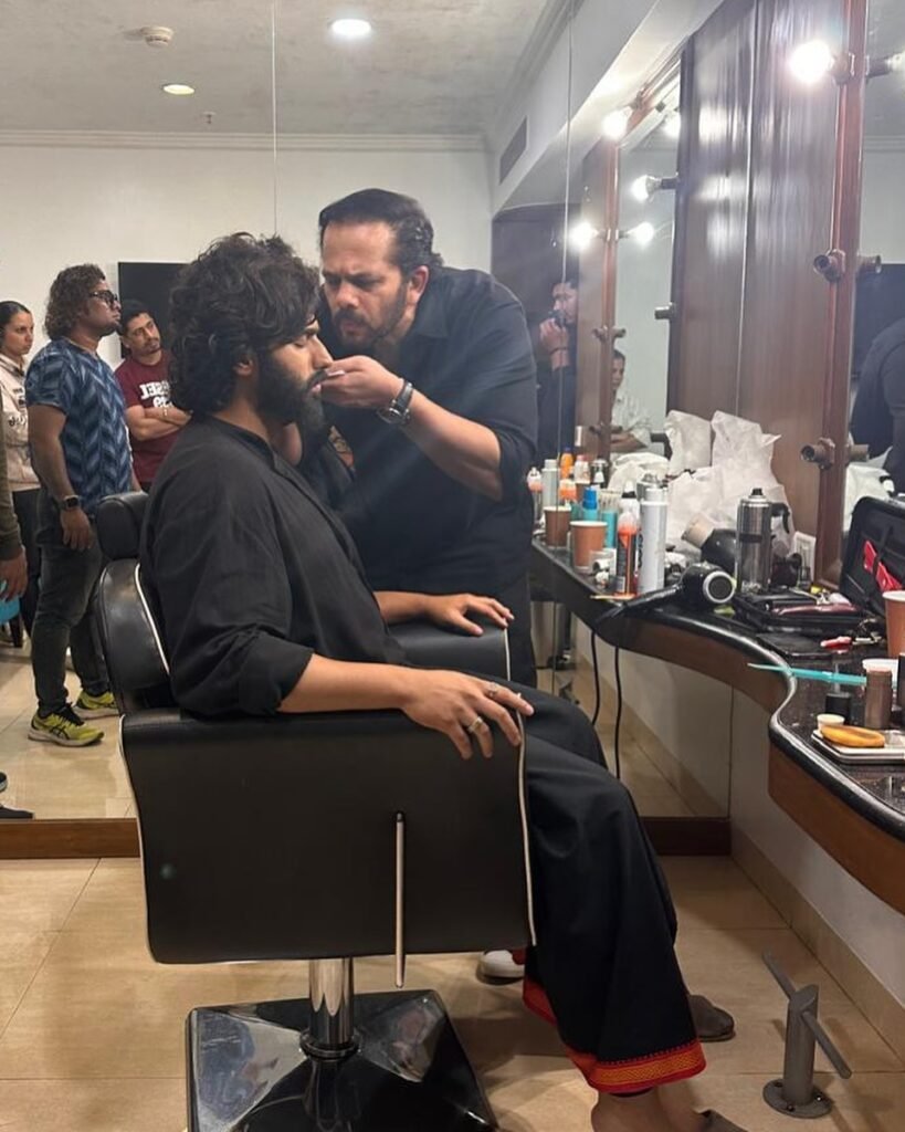 Arjun Kapoor Shares Exclusive BTS Photos with Rohit Shetty from the Sets of 'Singham Again'