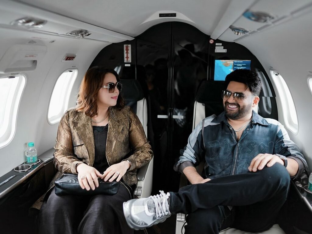 Kapil Sharma and Ginni Chatrath celebrating her birthday (1)