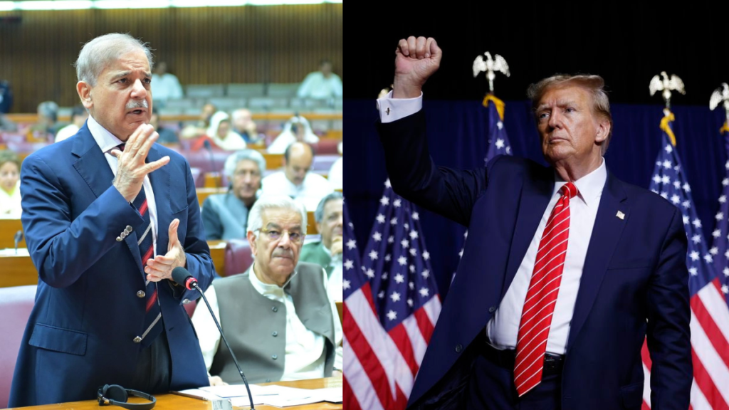 PM Shahbaz Sharif congratulated Donald Trump on becoming President