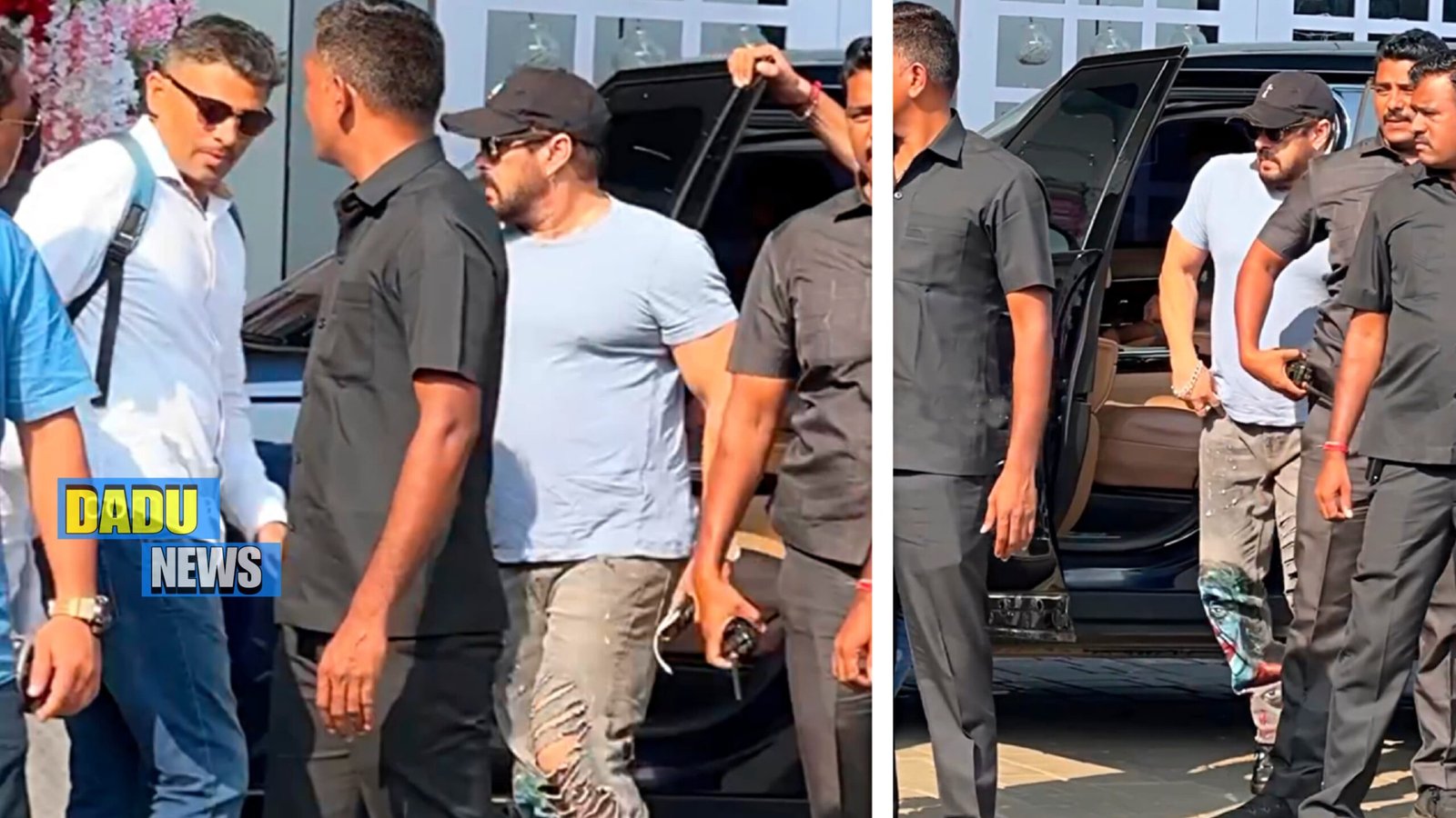 Salman khan at Kalina Airport